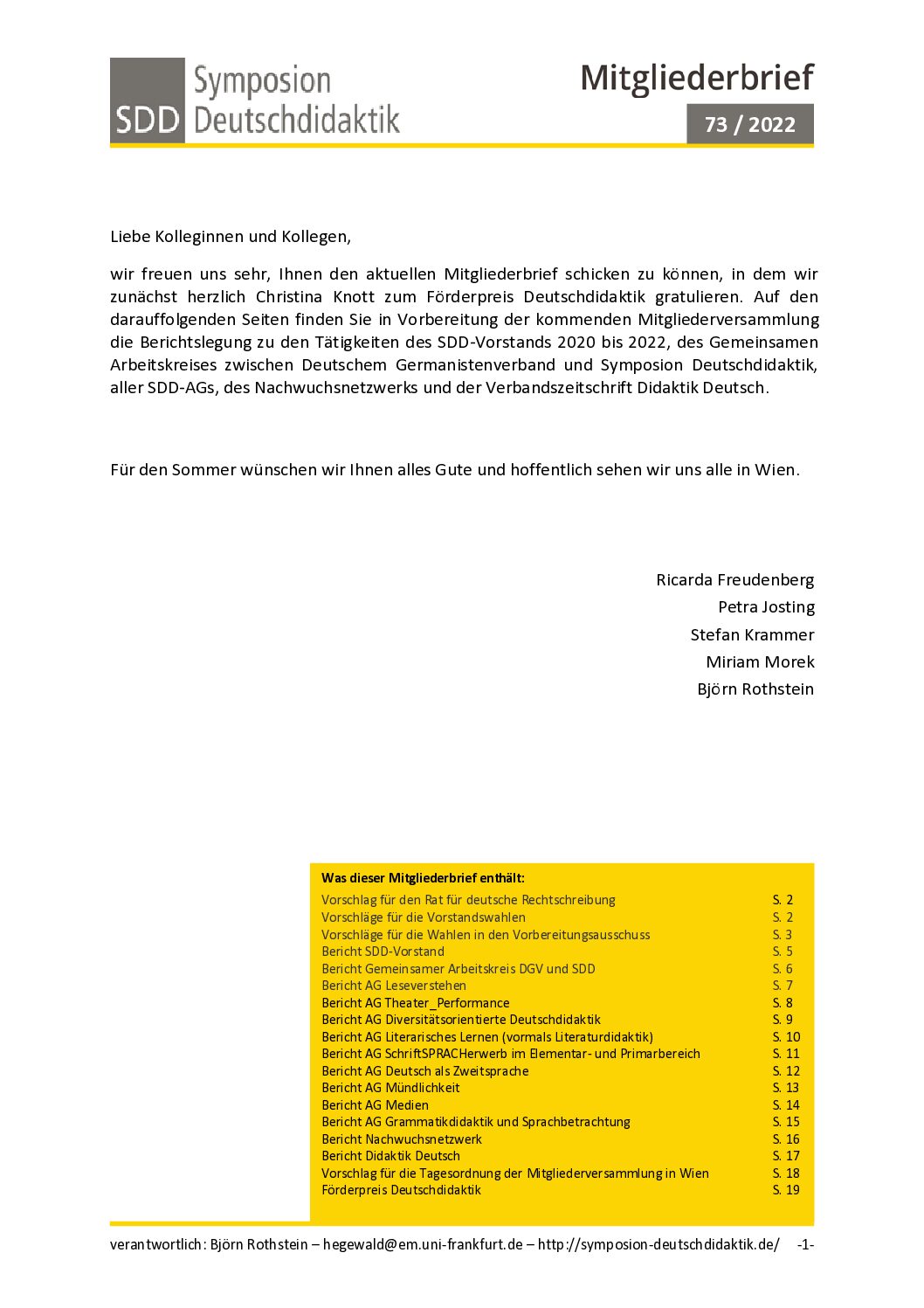 Mitgliederbrief-73 Mitgliederbrief-73
