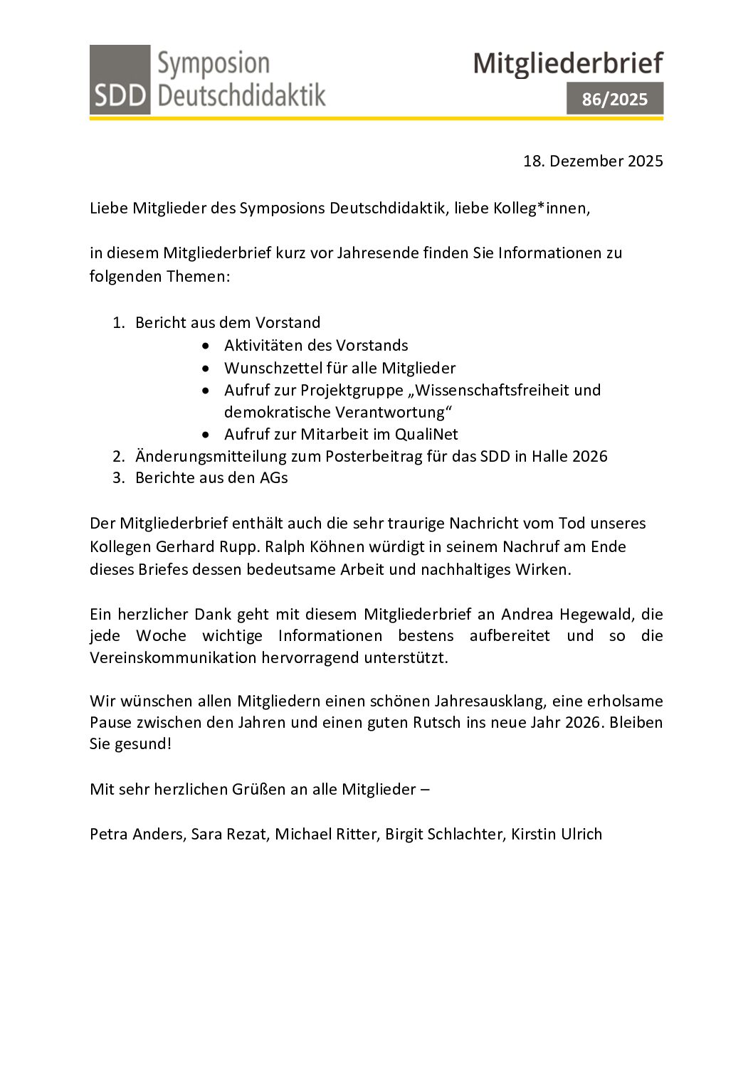 Mitgliederbrief_86_2025 Mitgliederbrief_86_2025