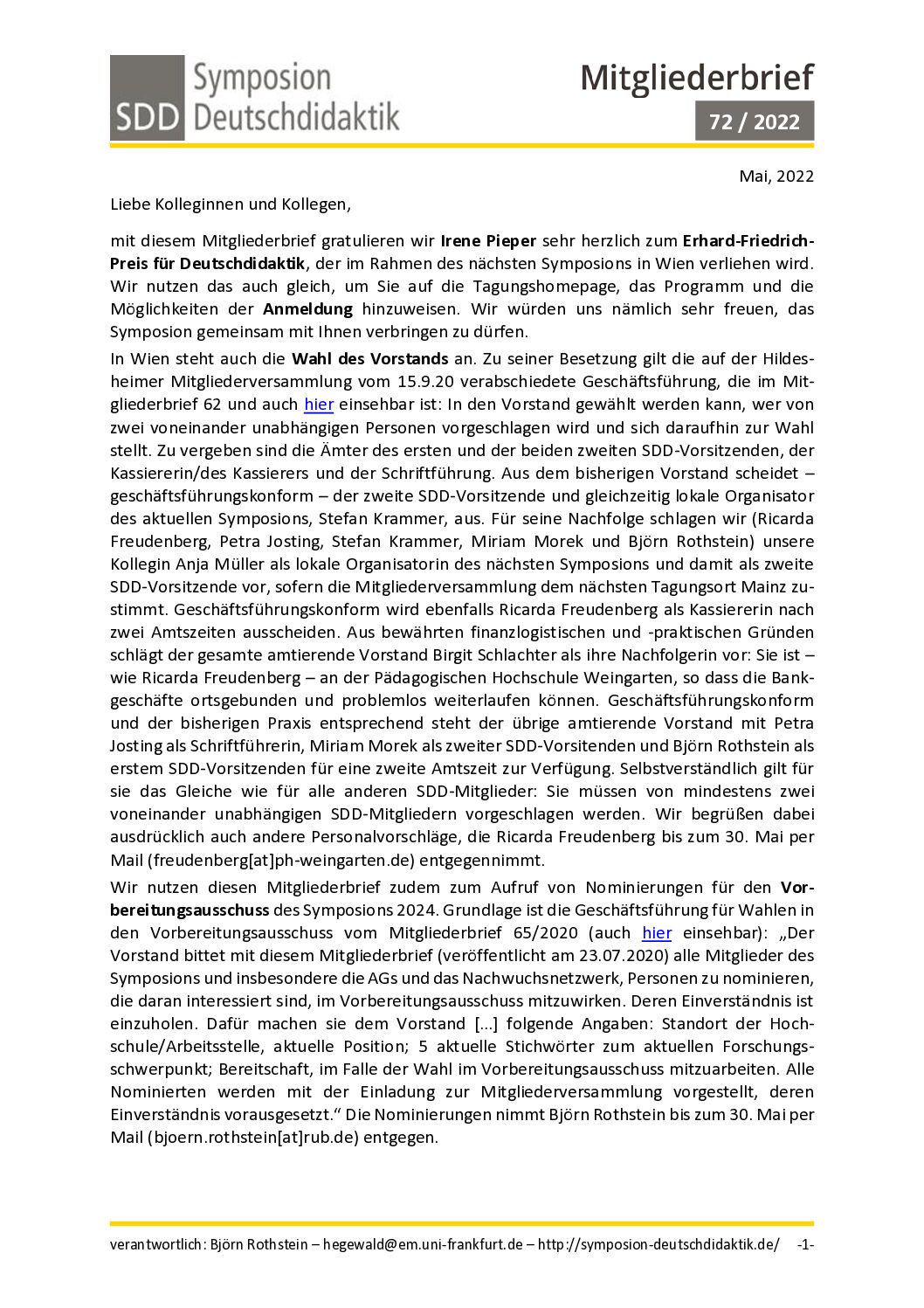 SDD-Mitgliederbrief-72 SDD-Mitgliederbrief-72
