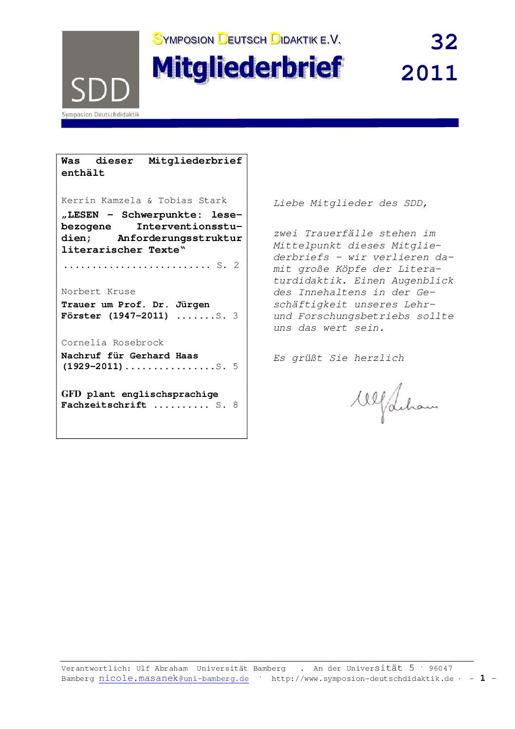 SDD-Symposion-Deutschdidaktik-SDDNewsletter32 SDD-Symposion-Deutschdidaktik-SDDNewsletter32