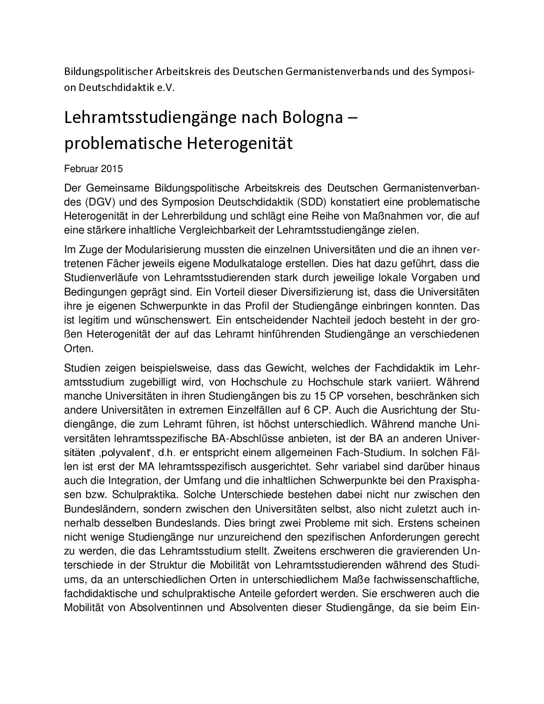 sdd-symposion-deutschdidaktik-BpAk_ZurStrukturVonLehramtsstudiengaengen_2015 sdd-symposion-deutschdidaktik-BpAk_ZurStrukturVonLehramtsstudiengaengen_2015