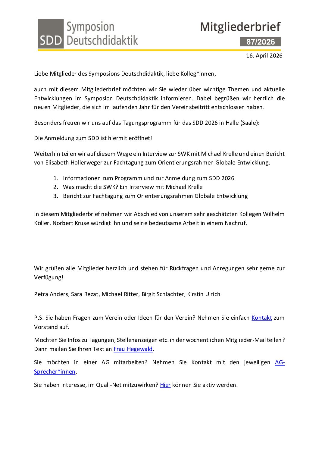 Mitgliederbrief_87_2026 Mitgliederbrief_87_2026